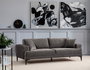 Atelier Del Sofa Sofá 3 Plazas Astana - Antracita